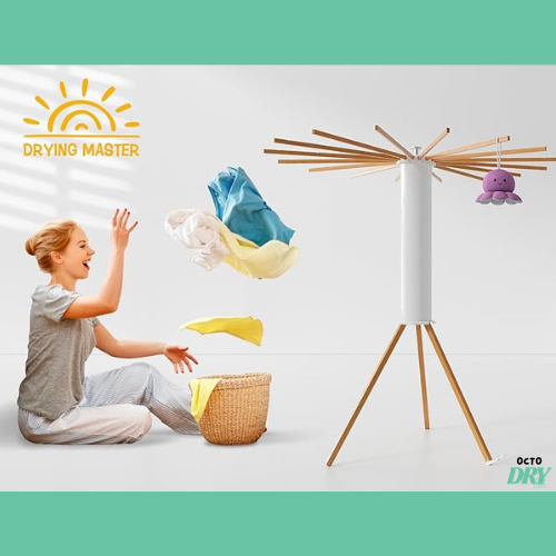 OctoDry - Cylinder Octopus Tripod Drying Rack