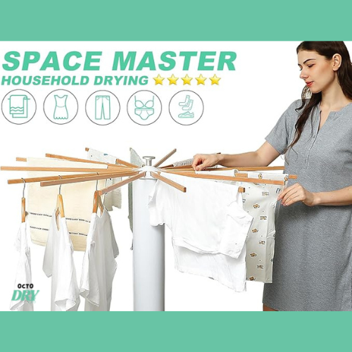 OctoDry - Cylinder Octopus Tripod Drying Rack